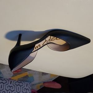 Sam Edelman Jaina Black Leather Pump
